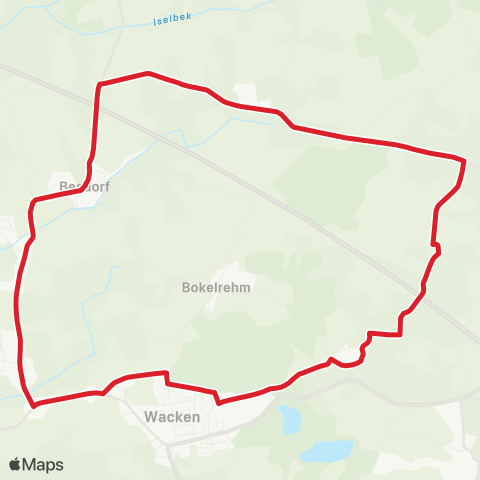 StadtBus/RegionalBus (Umland) Wacken, Schulen > Besdorf > Wacken, Schulen map