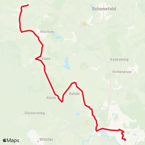 StadtBus/RegionalBus (Umland) Itzehoe, Zob > Wacken > Besdorf map