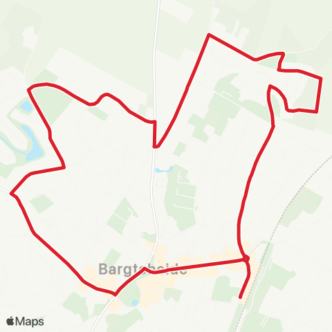 StadtBus/RegionalBus (Umland) Bf. Bargteheide > Michael-Ende-Weg > Bf. Bargteheide map