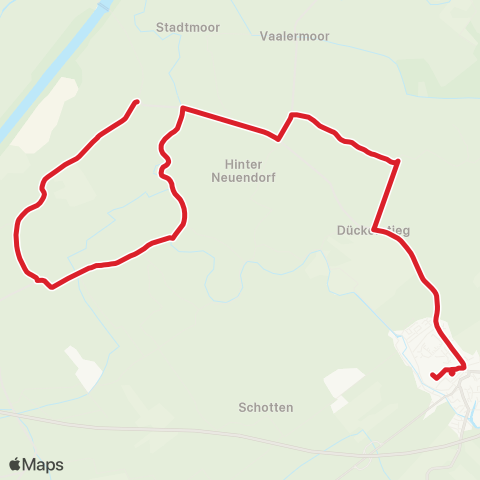 StadtBus/RegionalBus (Umland) Aebtissinwisch > Neuendorf-Sachsenbande > Wilster map