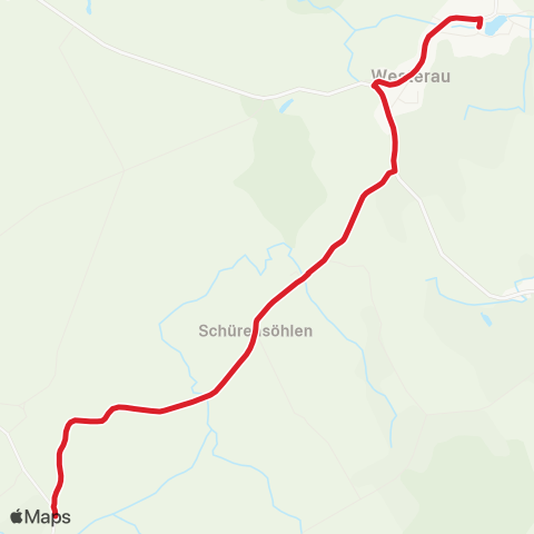 StadtBus/RegionalBus (Umland) Westerau > Groß Boden map