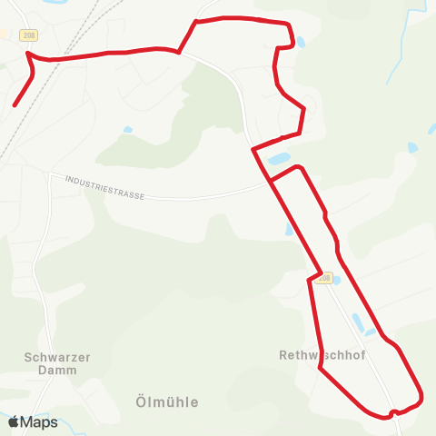 StadtBus/RegionalBus (Umland) Stadtverkehr Bad Oldesloe > Linie 2 map