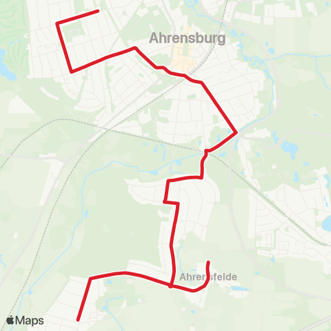 StadtBus/RegionalBus (Hamburg) Ahr., Auestieg / Ahr., Dänenweg / Wulfsdorf > Ahrensburger Schulen map