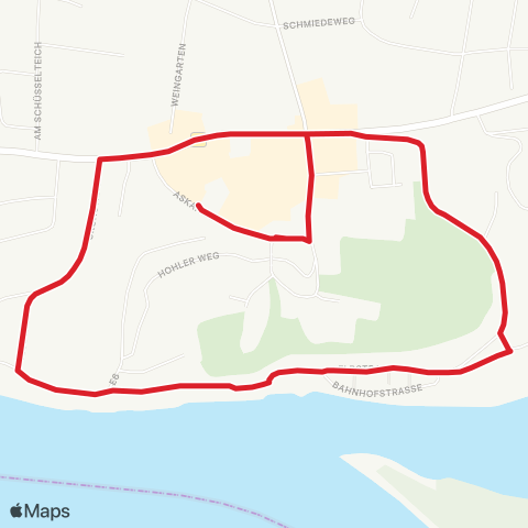 StadtBus/RegionalBus (Hamburg) Lauenburg, Zob > Bf. Lauenburg > Unterstadt > Lauenburg, Zob map