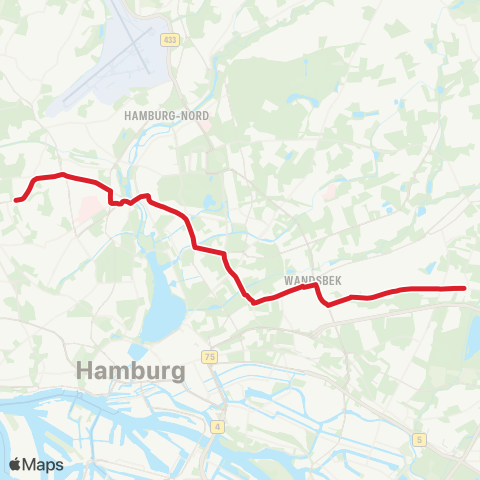 Andere Linien Hagenbecks Tierpark > Jenfeld Zentrum map