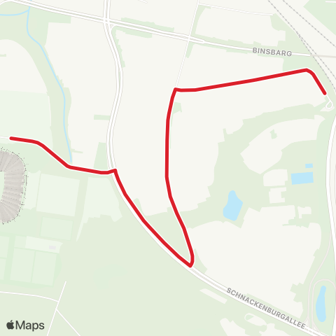 Andere Linien S Stellingen - Arenen map