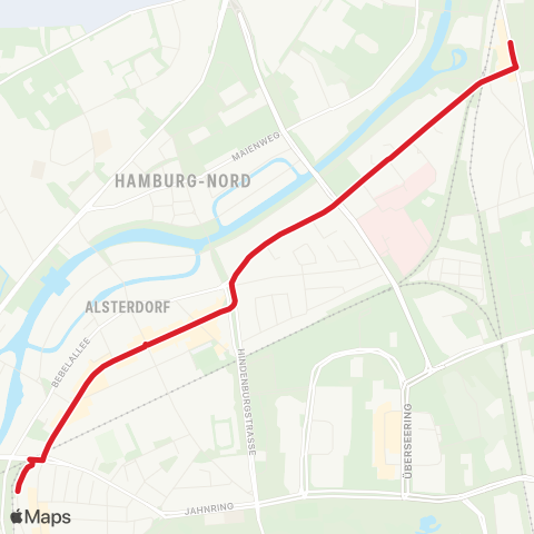 SEV Ersatzverkehr Ri Ohlstedt / Großhansdorf map