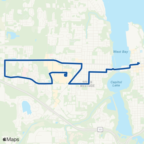 Intercity Transit Capital Medical Center map