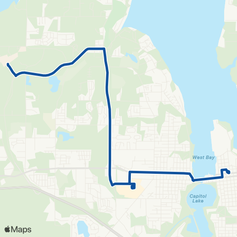 Intercity Transit Capital Mall / Evergreen map