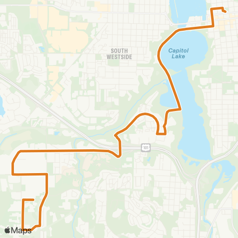 Intercity Transit Family Court map