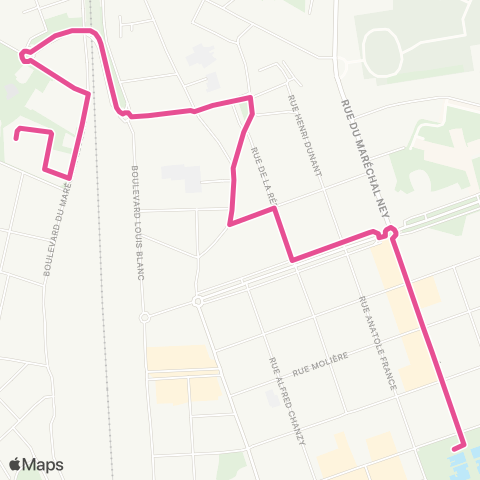 impulsyon Correspondance 20h35 de Ibis map