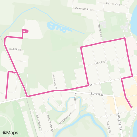 Translink Innisfail City - Warrina map