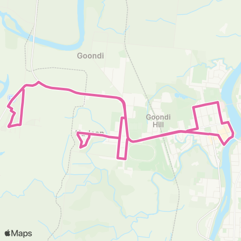 Translink Innisfail City - Belvedere map