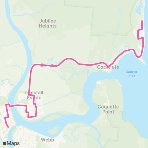 Translink Innisfail City - Flying Fish Point map