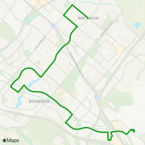 Irvine Connect Yale-Barranca map