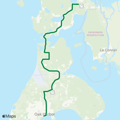 Island Transit Oak Harbor / Marchs Point Anacortes map