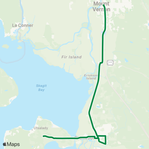 Island Transit Camano Island / Mount Vernon map