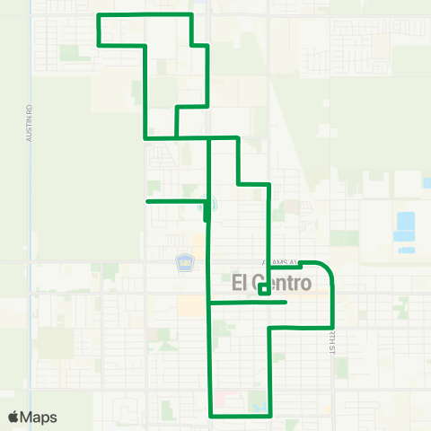 Imperial Valley Transit State St / 7th St - State St / 7th St map