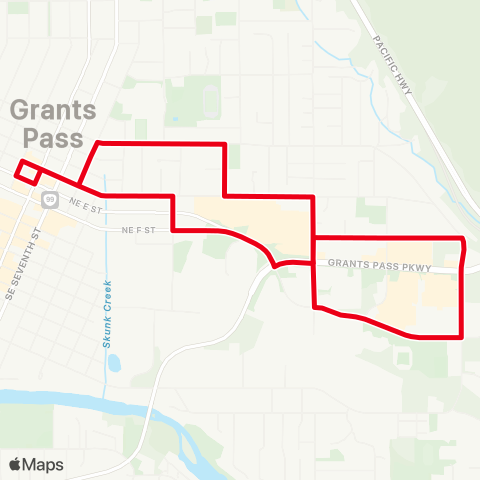 JCT Walmart / GPHS map