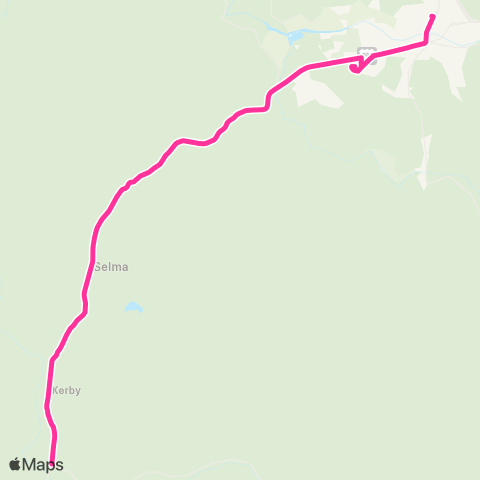 JCT Cave Junction map