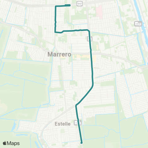 JP Transit Westbank Expressway map