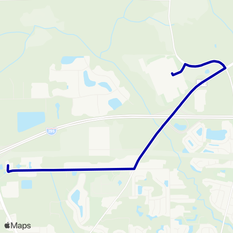 JTA Amazon Shuttle map