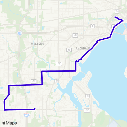 JTA Riverside / Wilson map