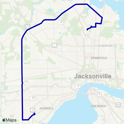 JTA Edgewood map