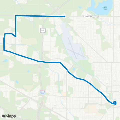 JTRAN Capitol / Queens map