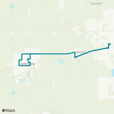 KART Lemoore map