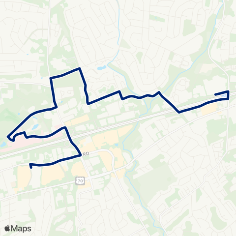 KAT 16 Middlebrook / Cedar Bluff map