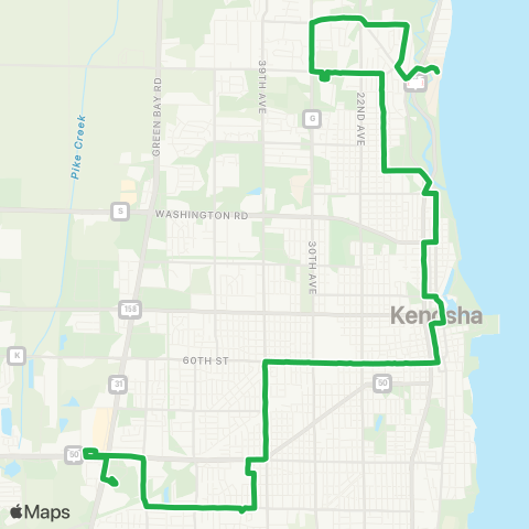 KAT Route 4 map