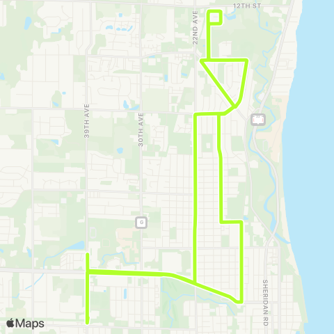 KAT School Route - Bradford High School map