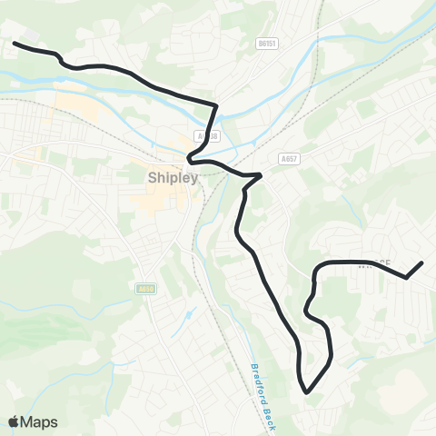 The Keighley Bus Company  map