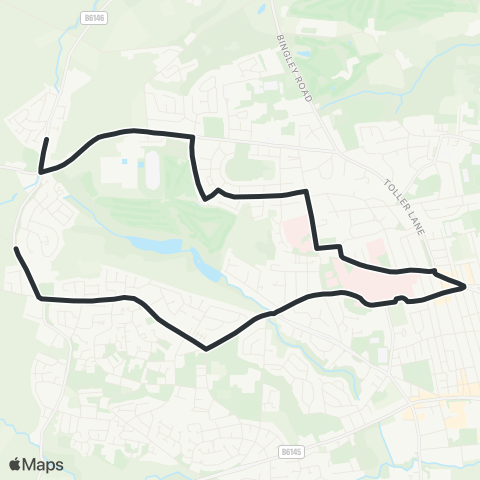 The Keighley Bus Company  map