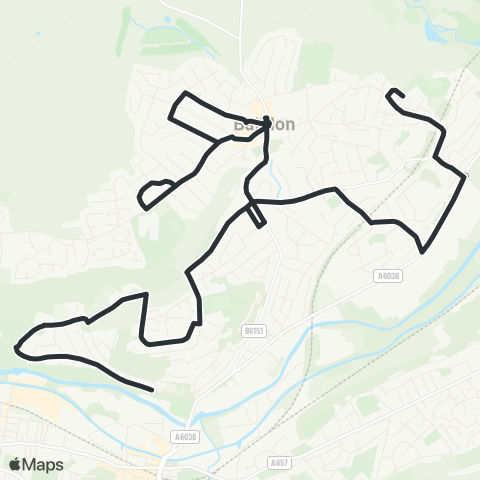 The Keighley Bus Company  map