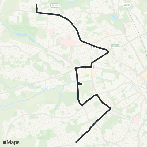 The Keighley Bus Company  map