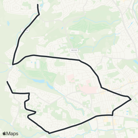 The Keighley Bus Company  map