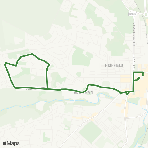 The Keighley Bus Company  map