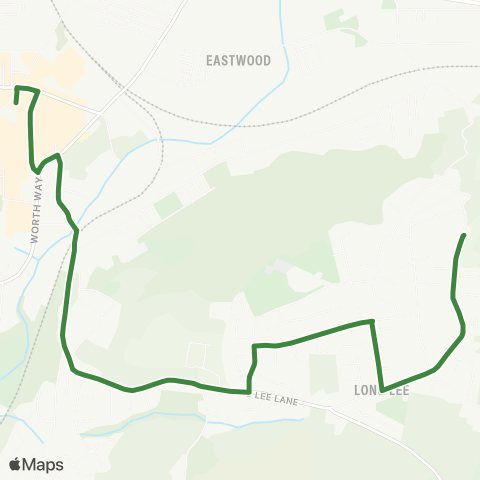 The Keighley Bus Company  map