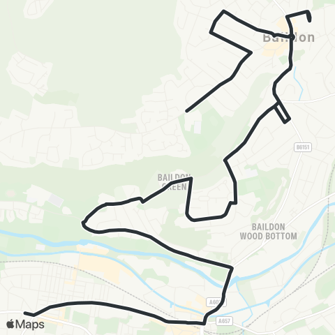 The Keighley Bus Company  map