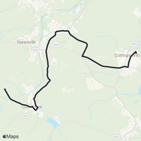 The Keighley Bus Company  map