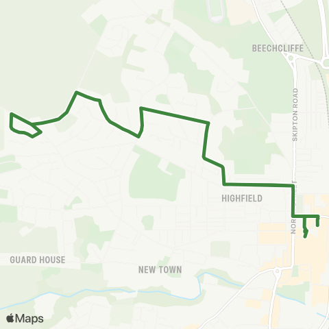 The Keighley Bus Company  map