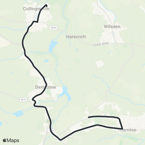 The Keighley Bus Company  map