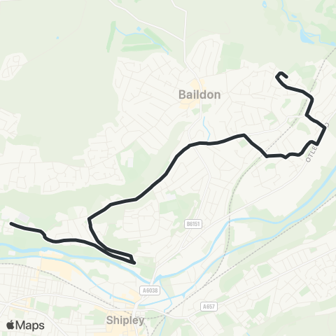 The Keighley Bus Company  map