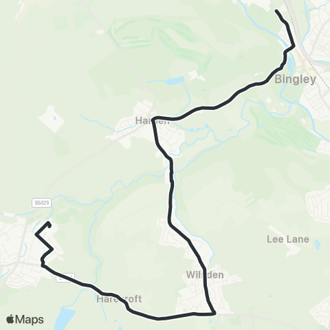 The Keighley Bus Company  map