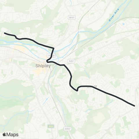 The Keighley Bus Company  map