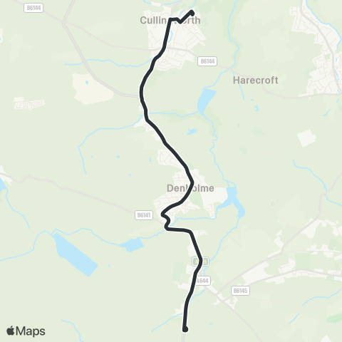 The Keighley Bus Company  map