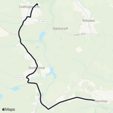 The Keighley Bus Company  map