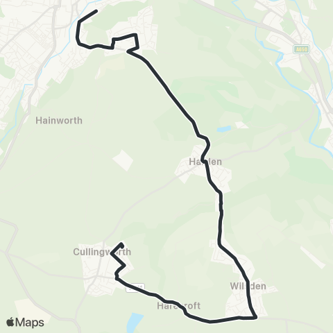 The Keighley Bus Company  map